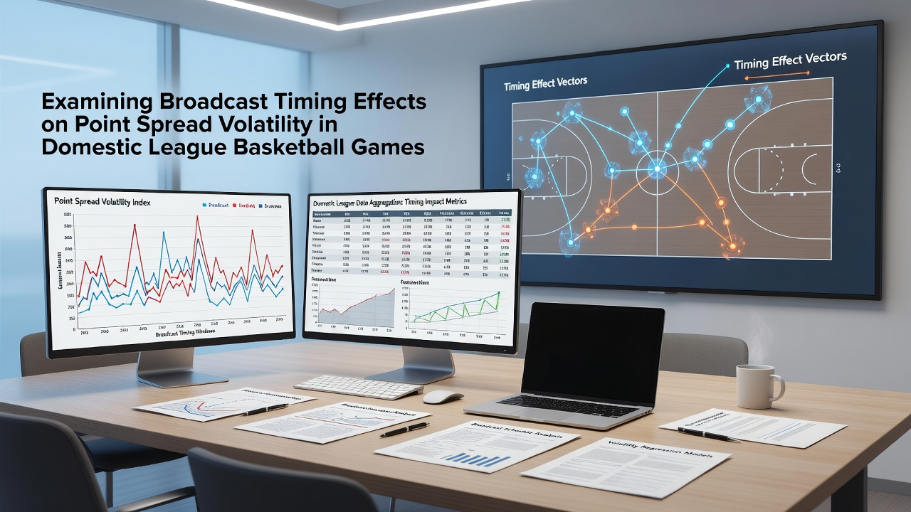 Visualisierung von Volatilitätsmustern während Live-Basketball-Übertragungen